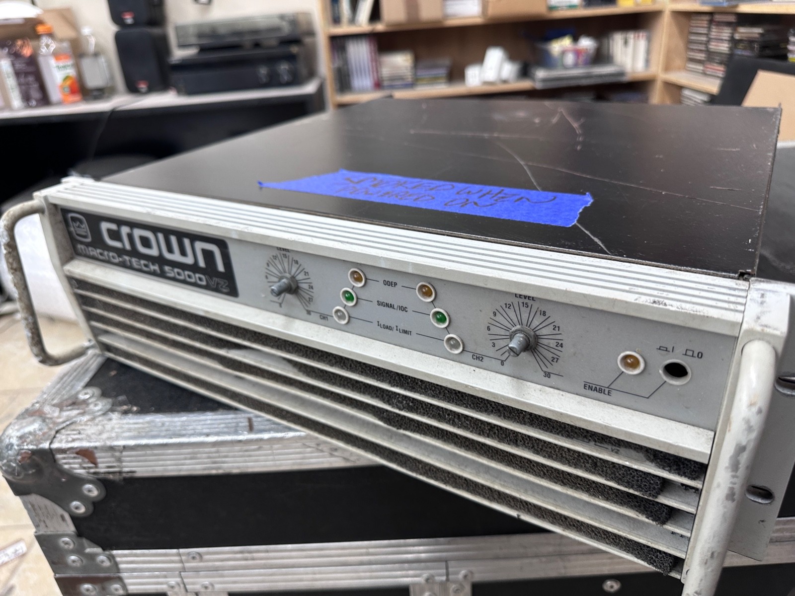 Crown Macro-Tech 5000VZ 2 Channel Power Amplifier  - READ - #6610 - PARTS ONLY