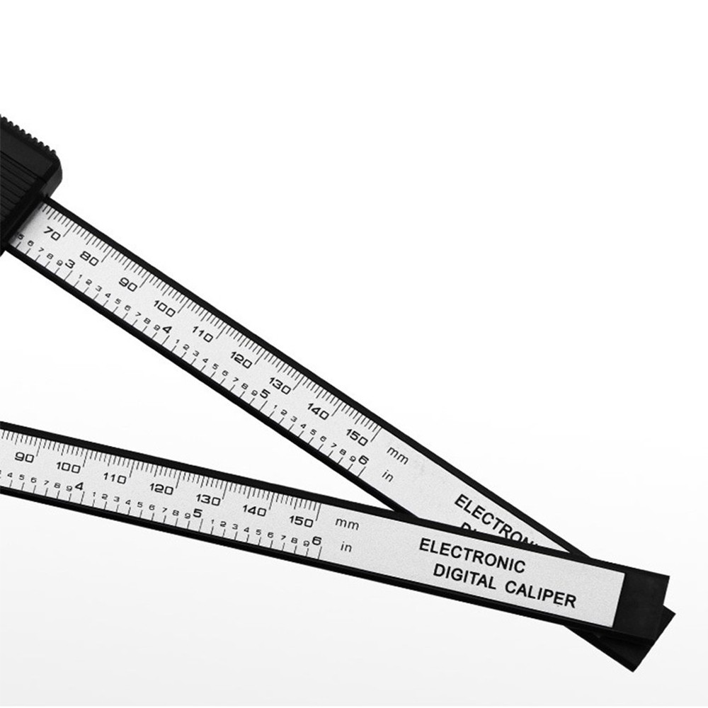 Plastic 150mm Digital Vernier Caliper Micrometer Measure Tool Gauge Ruler