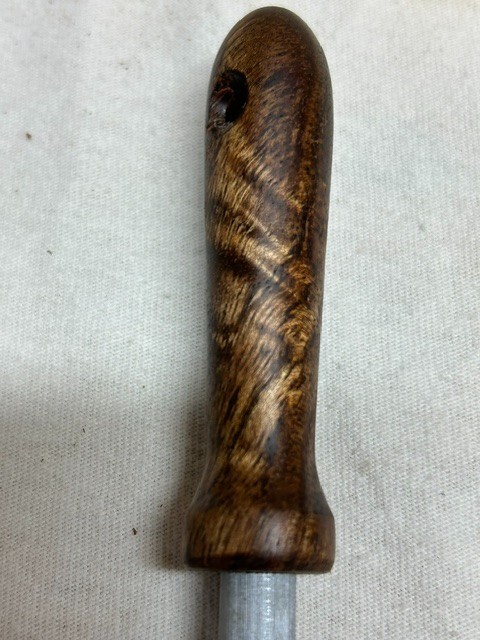Custom Hand Made Sharpening Steel with Koa Handles
