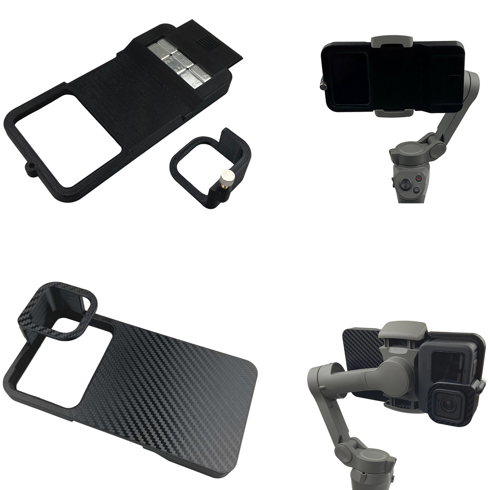 For DJI OSMO Mobile 3/4/OM4 to Hero 9 Handheld Gimbal Stabilizer Adapter
