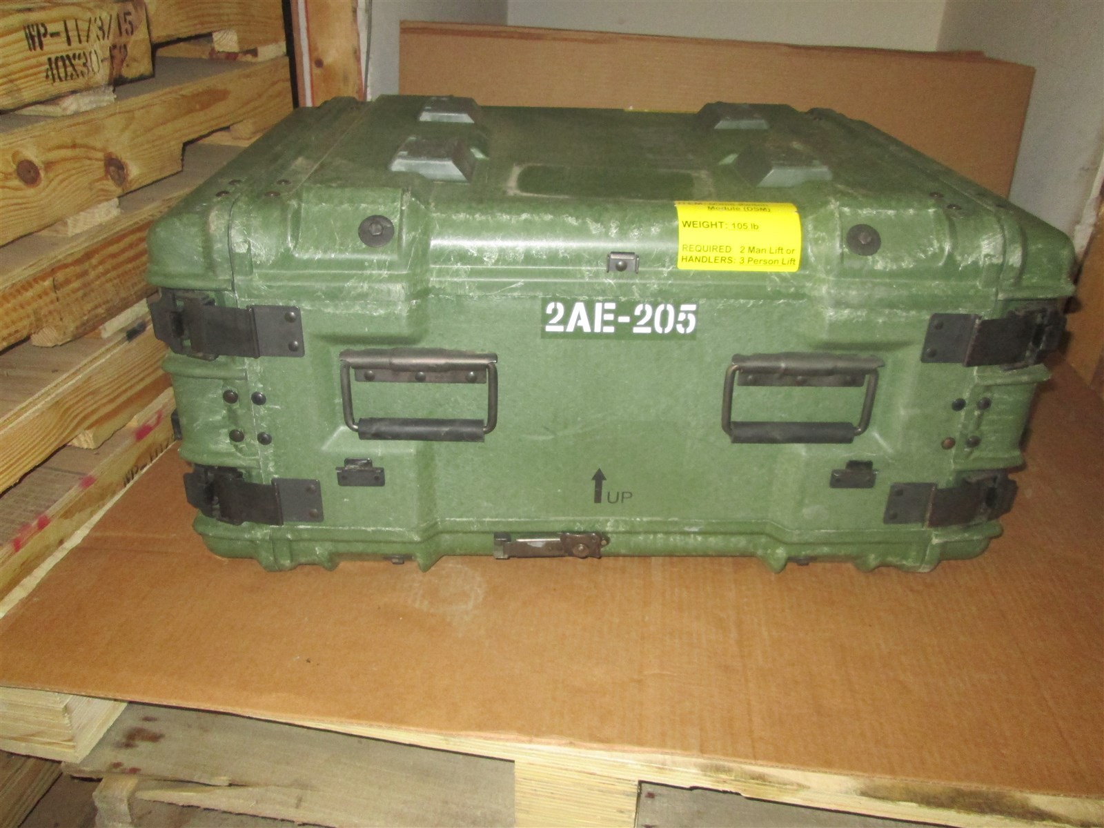 Rackmount 06U 19x20 ECS Legacy Shockmount Shock Rack Hard Case Electronics GrnVG