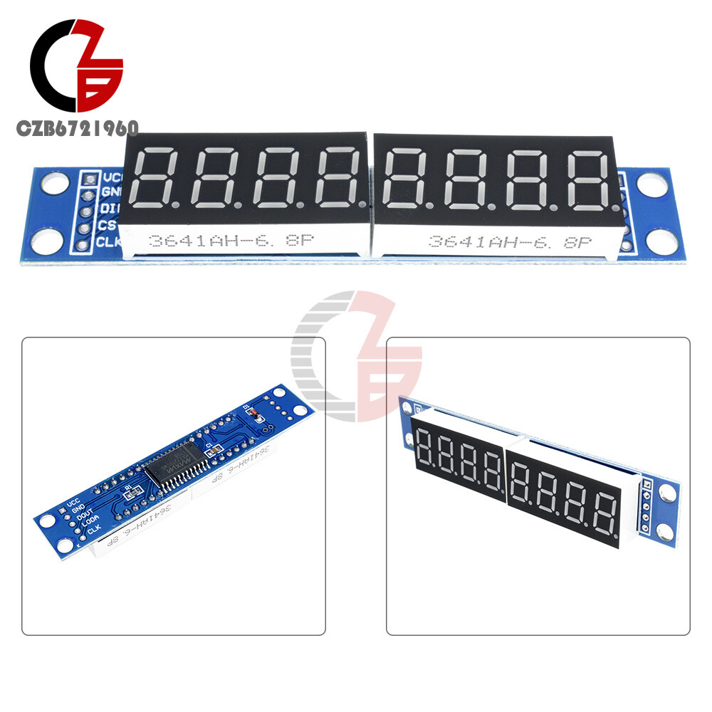 MAX7219 8-Bit LED Display 7 Segment Digital Tube Module For Arduino Raspberry Pi