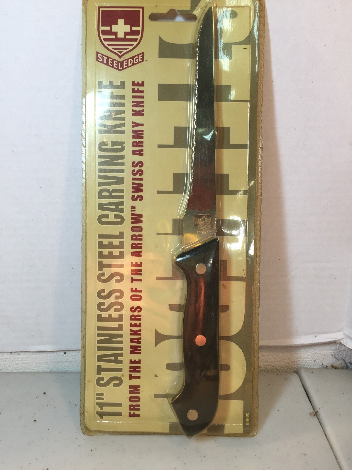 steeledge 11” 2001 arrow Stainless steel Blade carving knife
