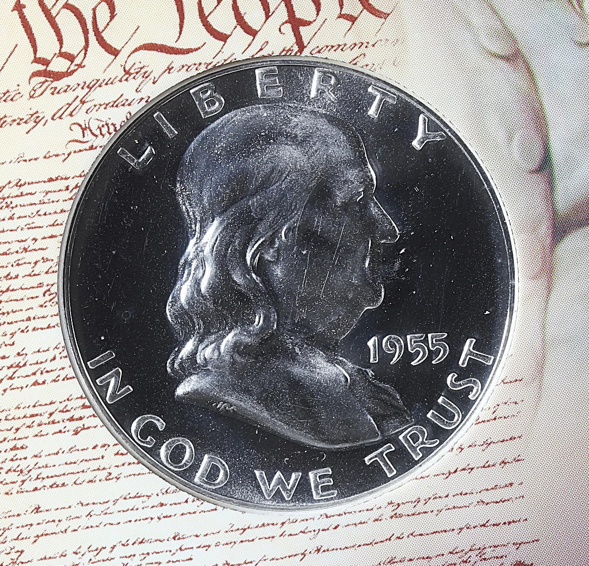 1955 Half Dollars Franklin NGC PF-68