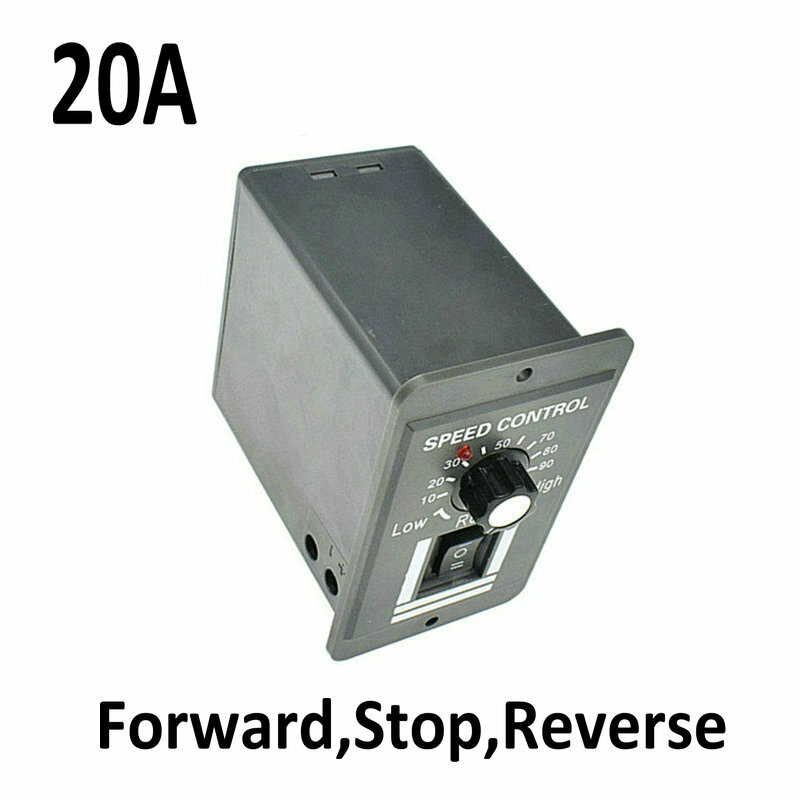 DC 12V-60V 20A Motor Speed Controller Reversible Regulation Variable Switch