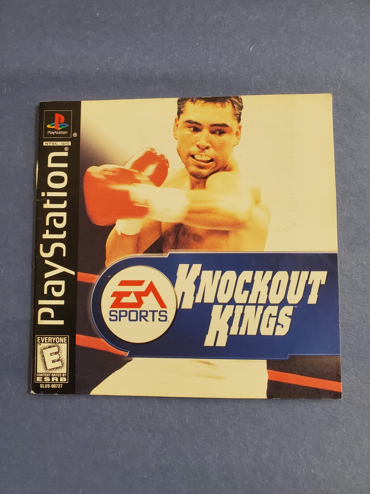 Knockout Kings (Playstation 1 PS1) Booklet / Manual Only w/ Reg Card