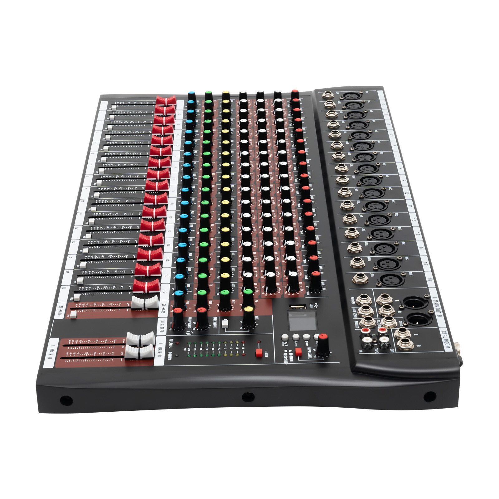 16 Channel Studio Audio Mixer Bluetooth USB Digital Sound Mixing Console Board