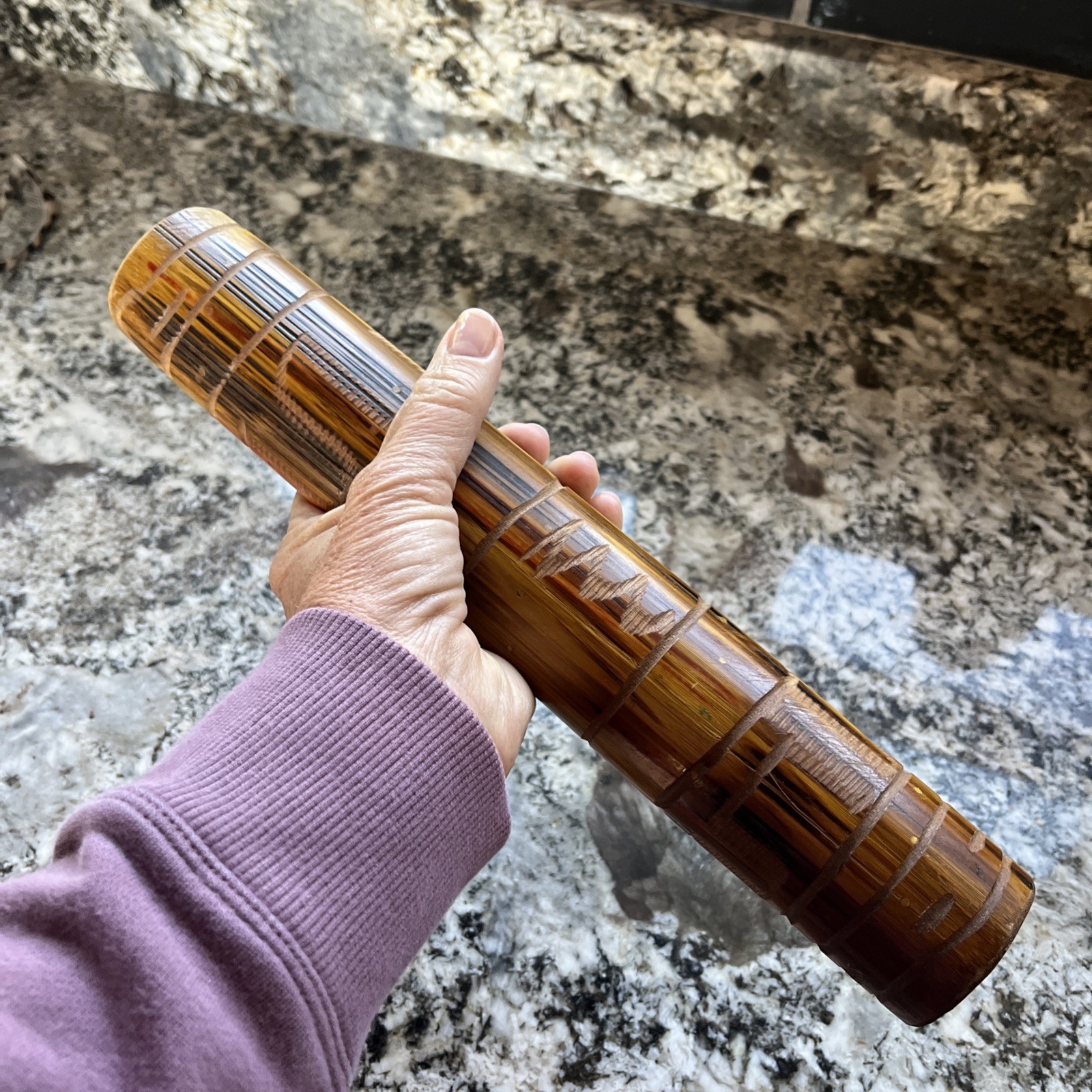 Handcrafted Bamboo Rainstick Percussion Instrument
