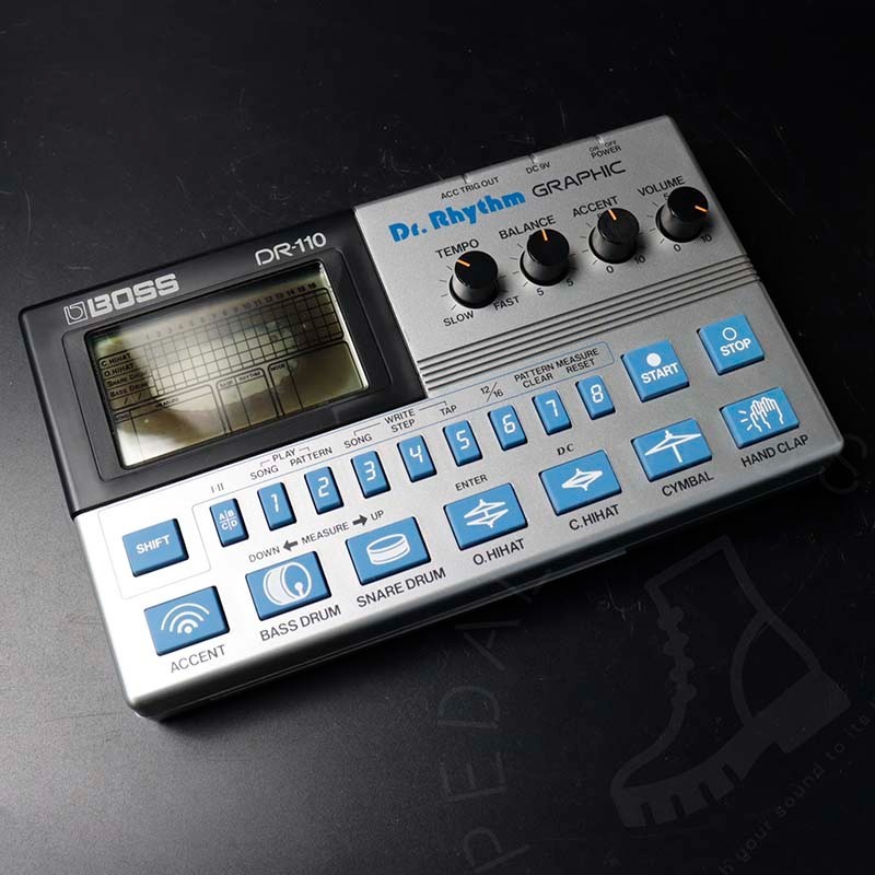 Boss DR-110 Dr. Rhythm 1980s - Silver