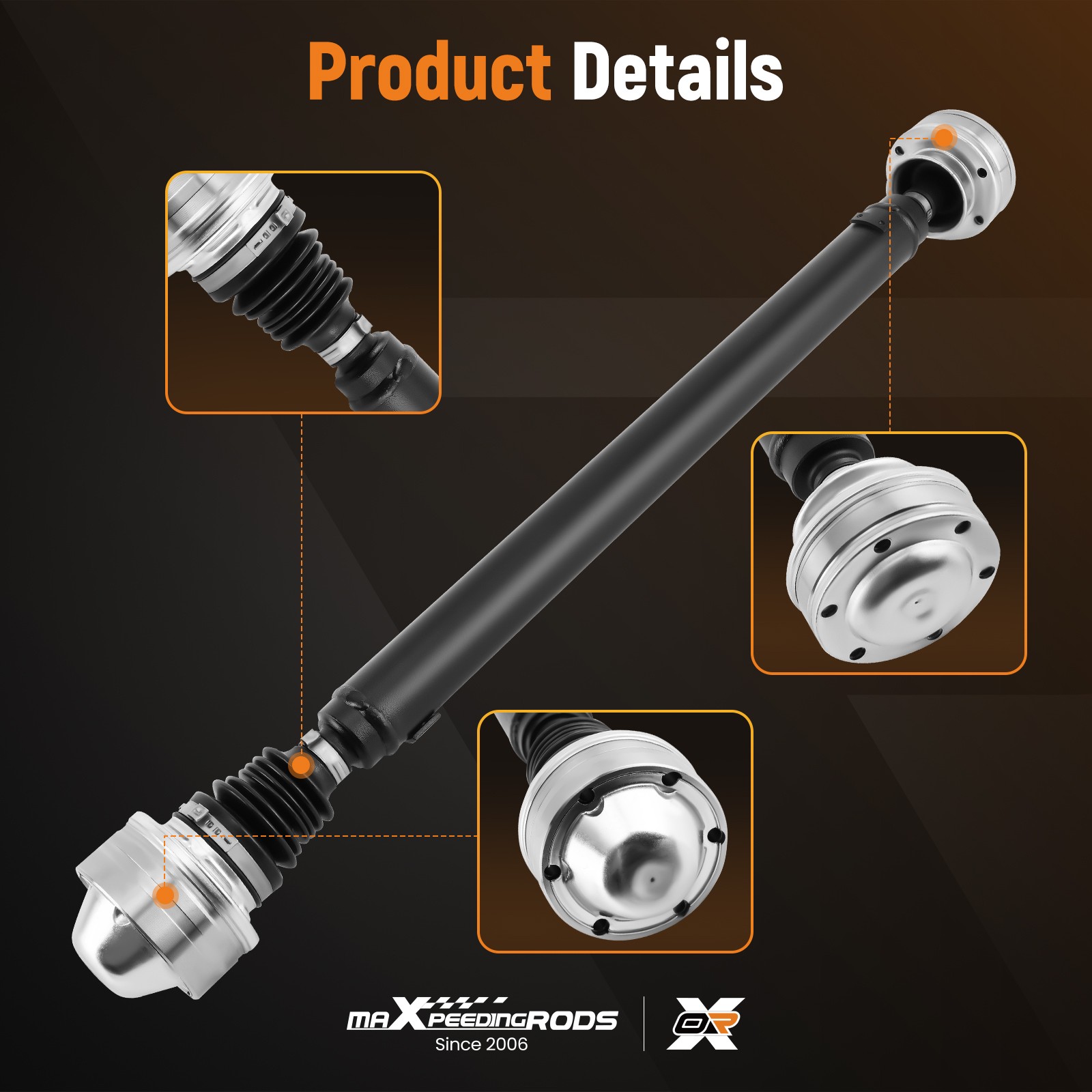 Front Driveshaft Assembly for Jeep Commander Grand Cherokee Auto Trans AWD 4WD