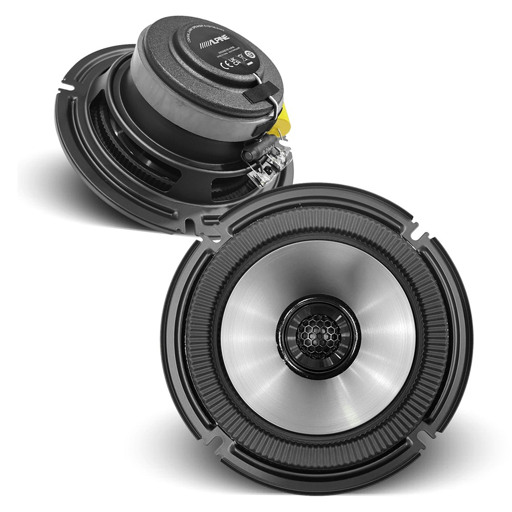 Alpine BRV-S65 6.5" BassRev Series Coaxial 4-ohm Speakers