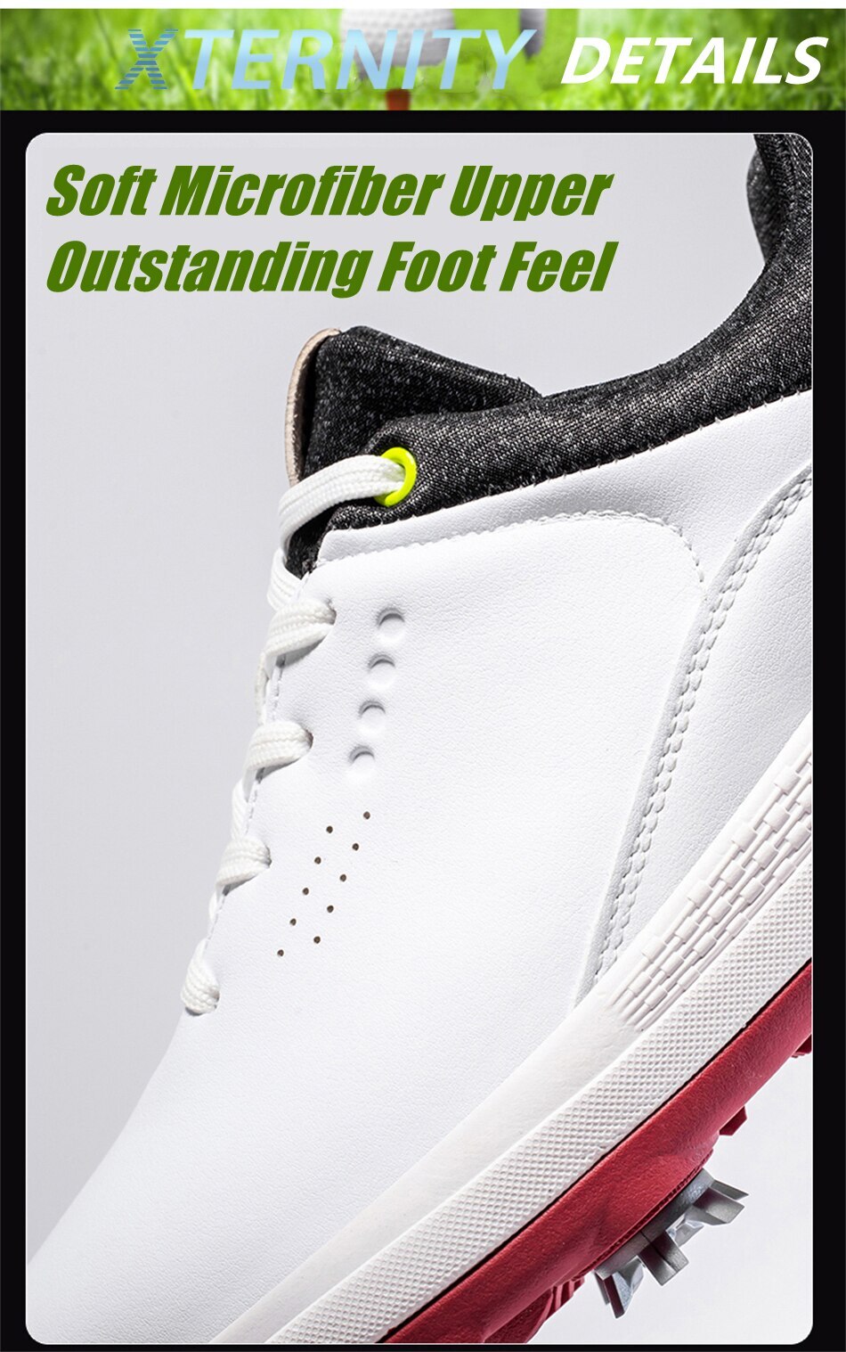 Waterproof Men's Golf Shoes Professional Golf Spikes Shoes Non-Slip Sneakers