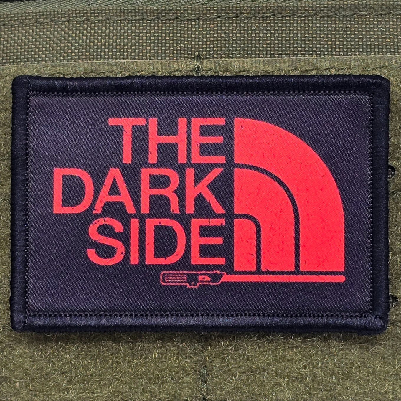 The Dark Side Patch Moral Tactical Meme Vader Star USA Wars Hook & Loop 3x2