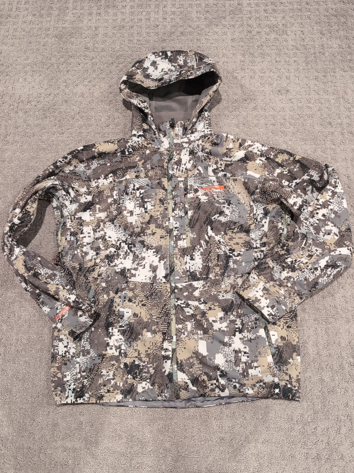 Sitka Jetstream Jacket Large EV2 Goretex Infinium WS Excellent Free Ship!