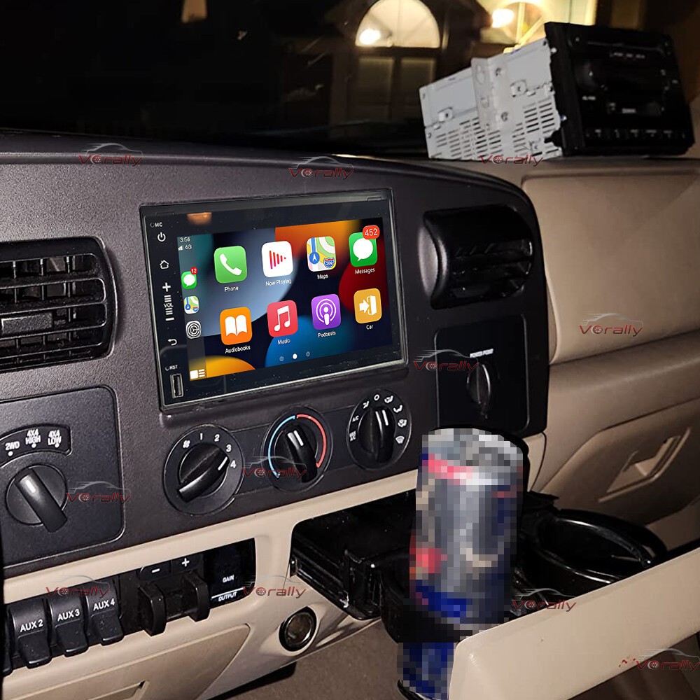 for Ford F-250 F-350 F-450 F-550 2005-2007 Radio 7" GPS Navigation Apple CarPlay