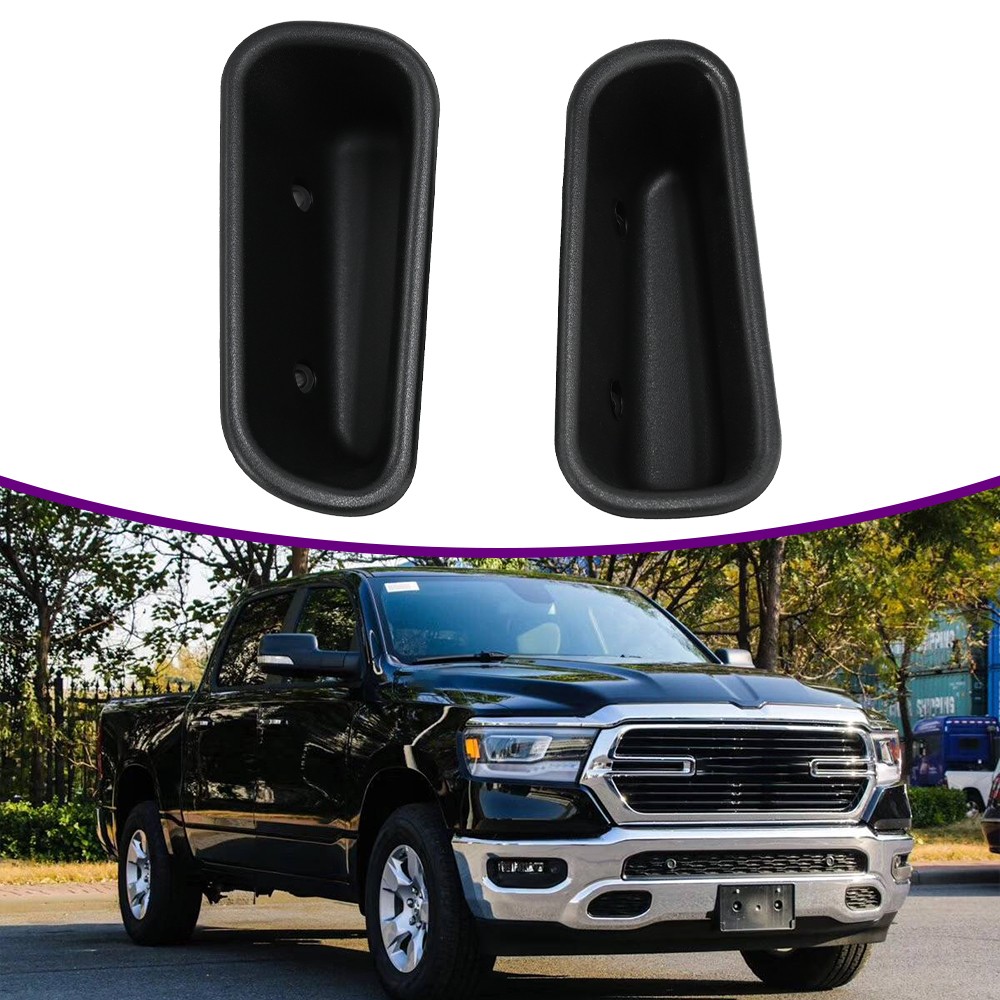 Pair For 1994-2001 Dodge Ram 1500 2500 3500 Front RH LH Door Pull Handle Cup