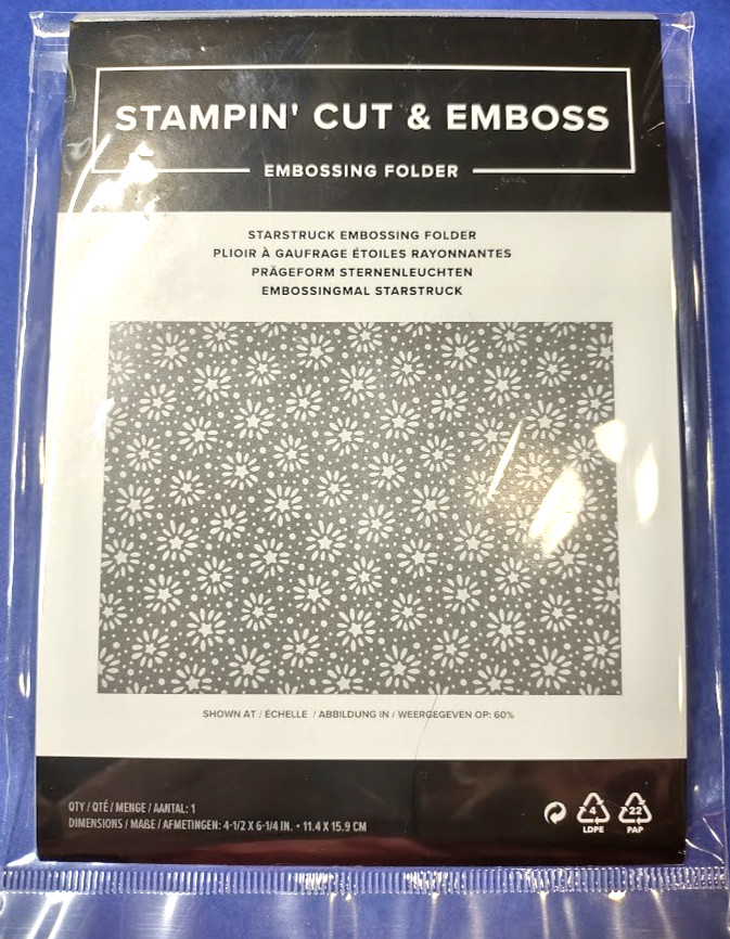 Stampin' Up!  STARSTRUCK Embossing Folder Sale-a-Bration NEW!!  FREE SHIPPING!!