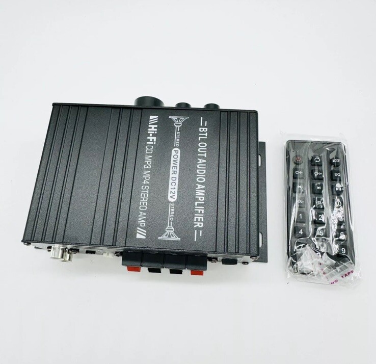 AK380 Bluetooth Audio Power Amplifier Speaker Receiver New