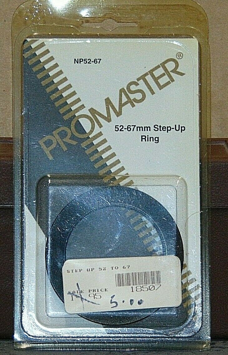 Promaster 52mm to 69mm Step-Up Ring "New Old Stock!"