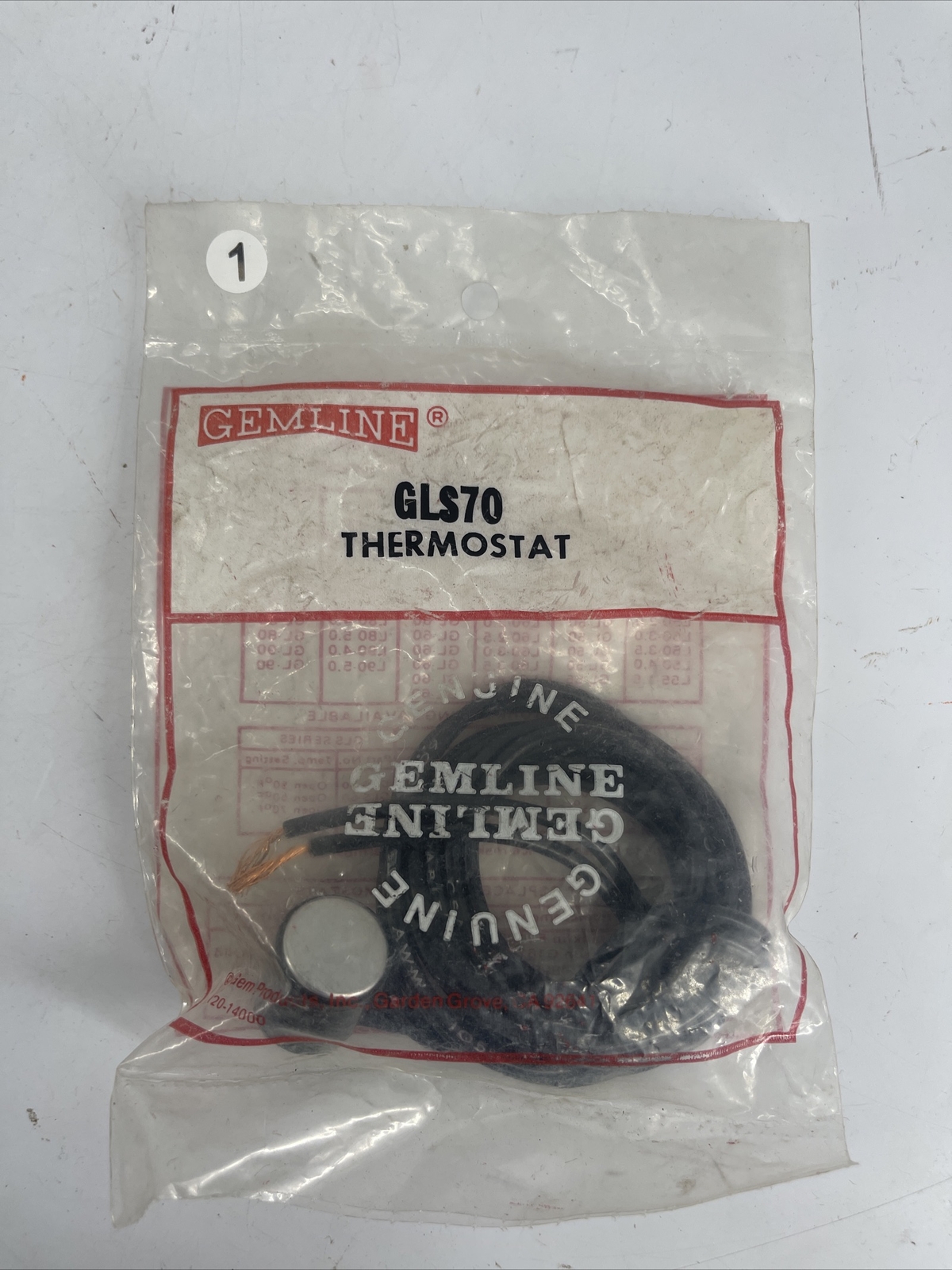 NEW OEM Gemline Defrost Thermostat GLS 70