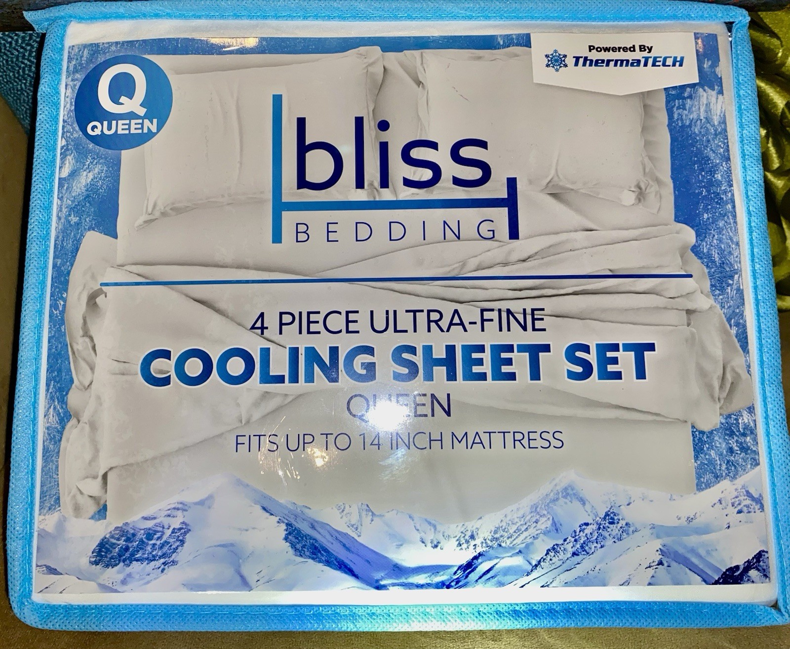 Bliss Bedding 4 Piece Sheet Set Queen Size - NEW In Original Packaging, White