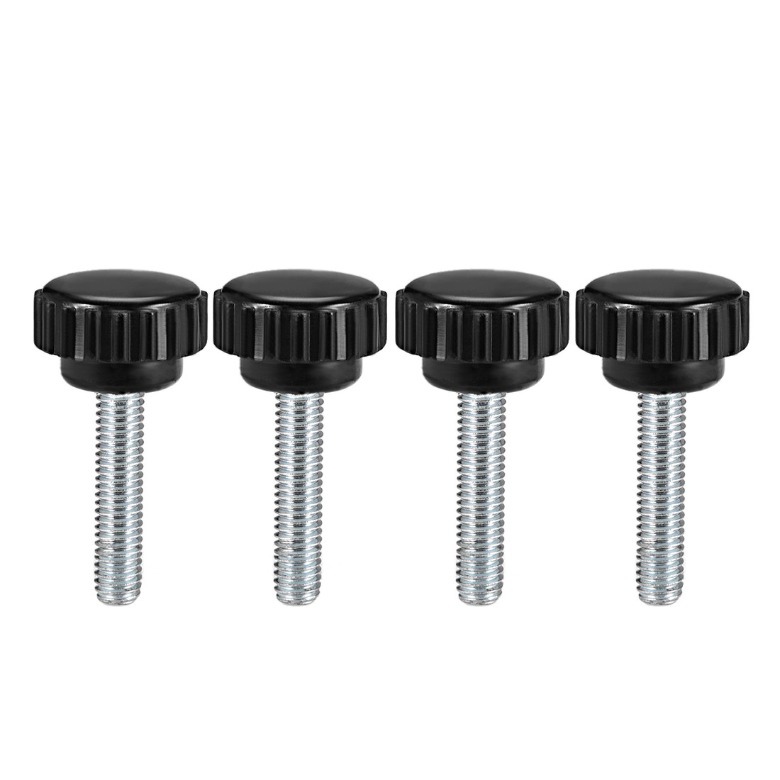 M6 x 30mm male thread knurled locking knobs 4 pcs