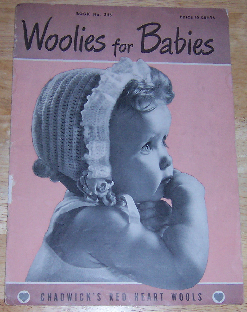Vintage 1948 #245 BABY WOOLIES PATTERNS Clark's O.N.T. J.&P. Coats Magazaine S2