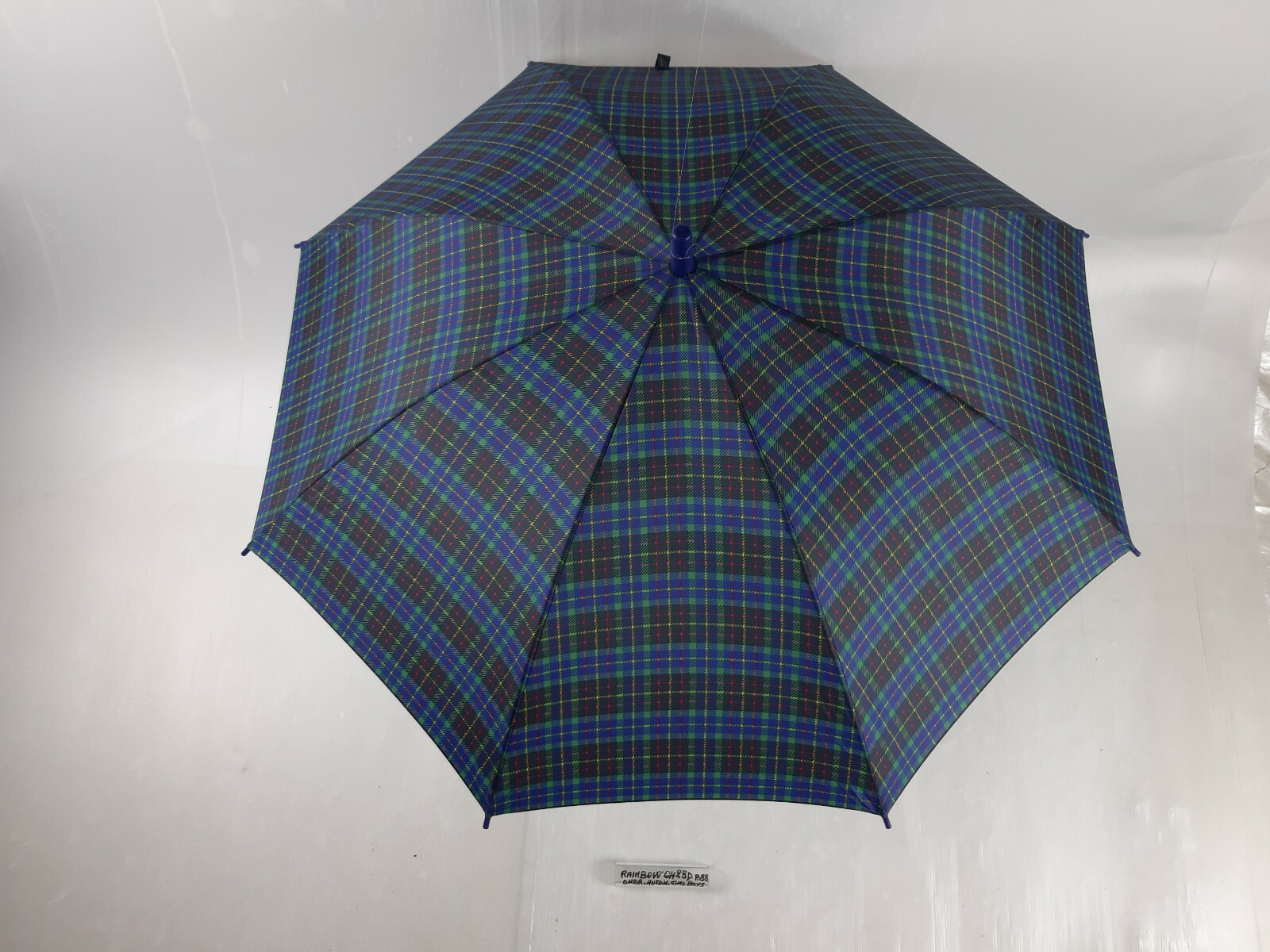 Long/Mini Umbrella - Automatic - Boys - 8 Slats - 0428D - Rainbow