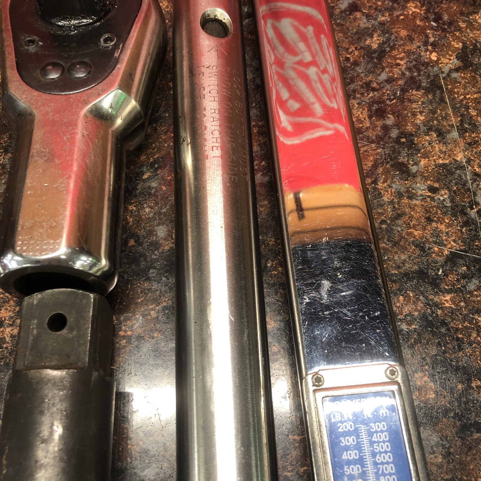 Precision Instruments 1" Drive Split-beam Click Torque Wrench C5D600F (LOOK)