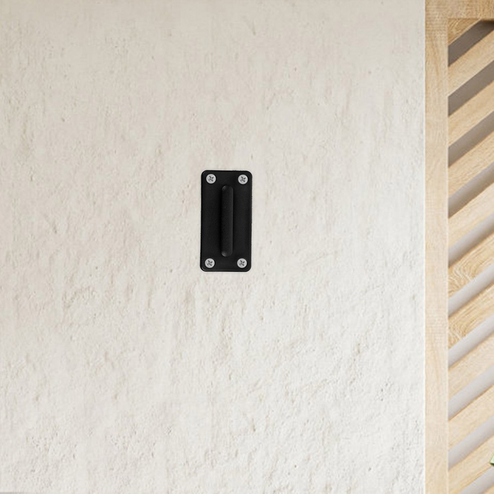 2 Sets ABS Retractable Belt Barrier Wall Mount Clips for Home Use