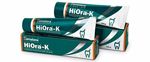 2 X Himalaya HiOra-K Tooth Paste 100gm for Sensitive Teeth and Gums FREE SHIP