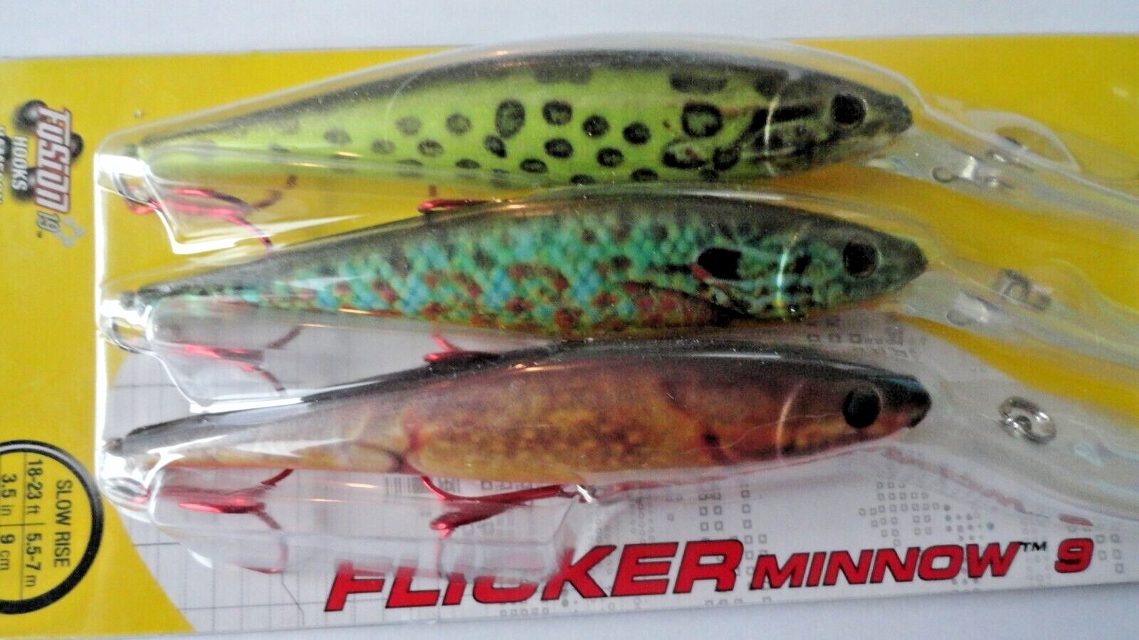 Berkley Flicker Minnow Crankbait #9 (SELECT COLOR) 3-PACK