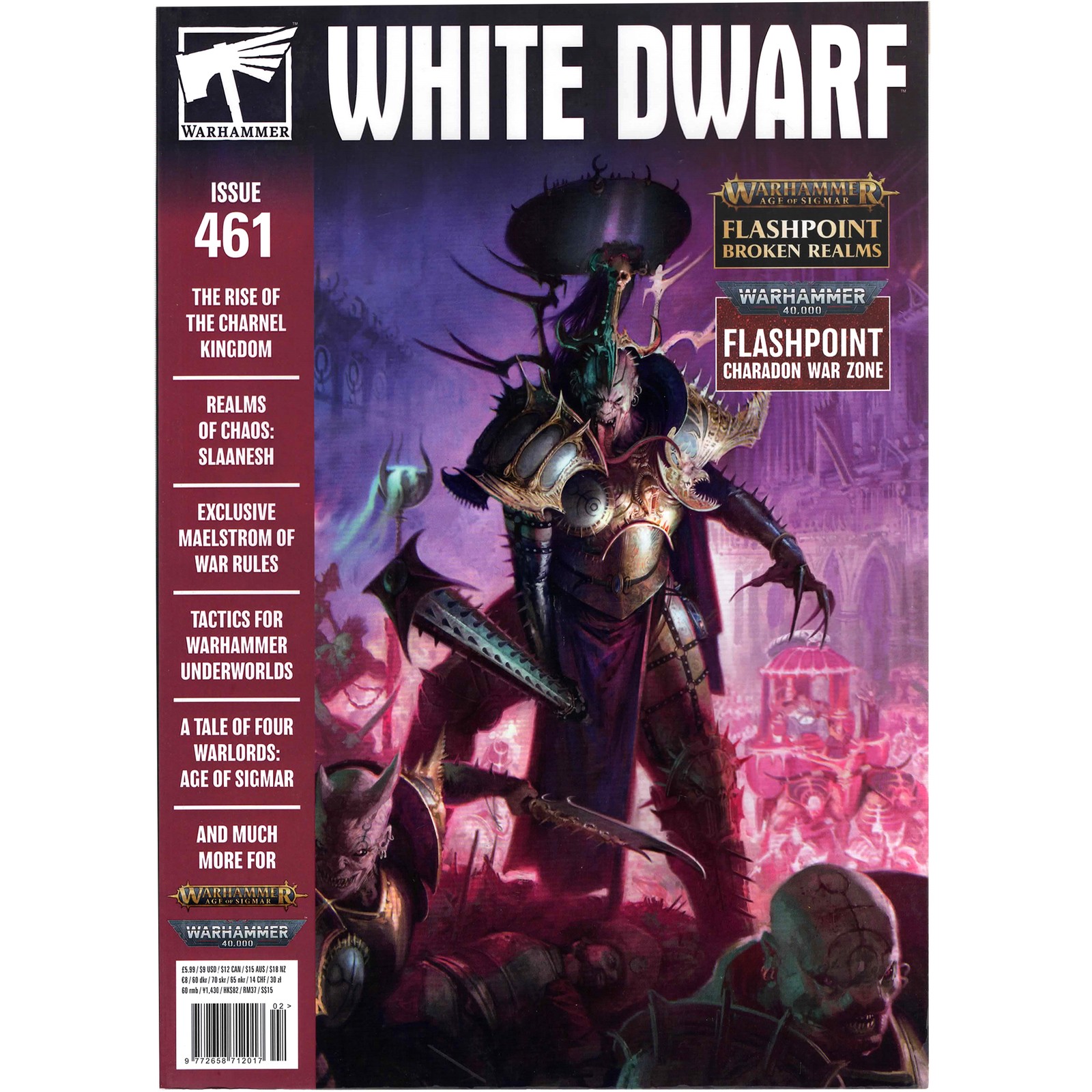 White Dwarf Issue 461 February 2021 Warhammer 40k Fantasy AoS Magazine Book YHP