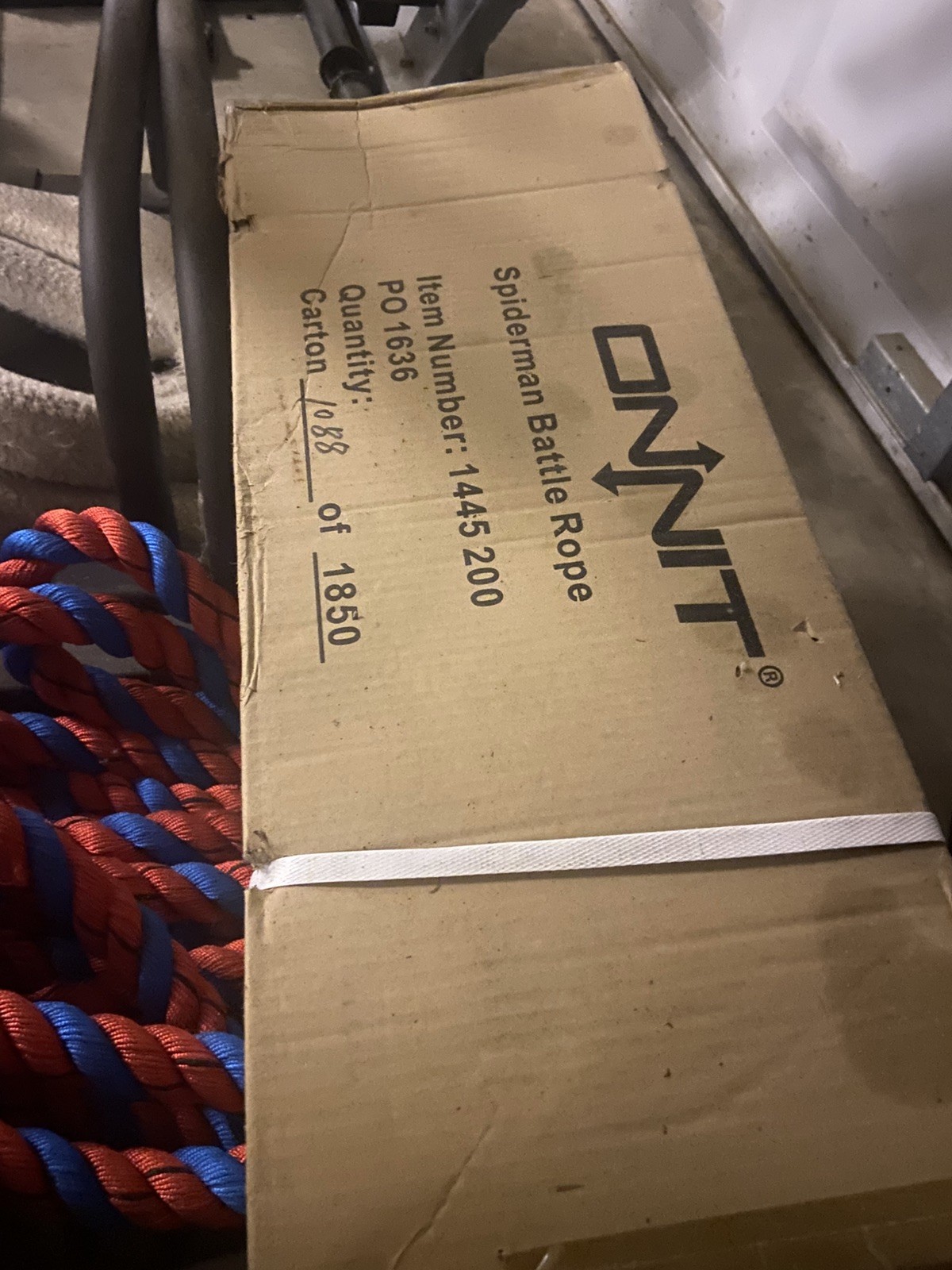 Onnit Spiderman Theme Battlerope STILL IN BOX