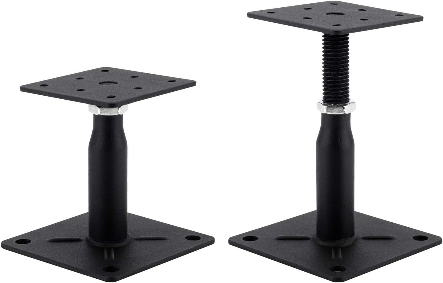 2 Pack Adjustable 4 to 7 Floor Jack,Mini Screw Jack,Adjustable Support Jack for
