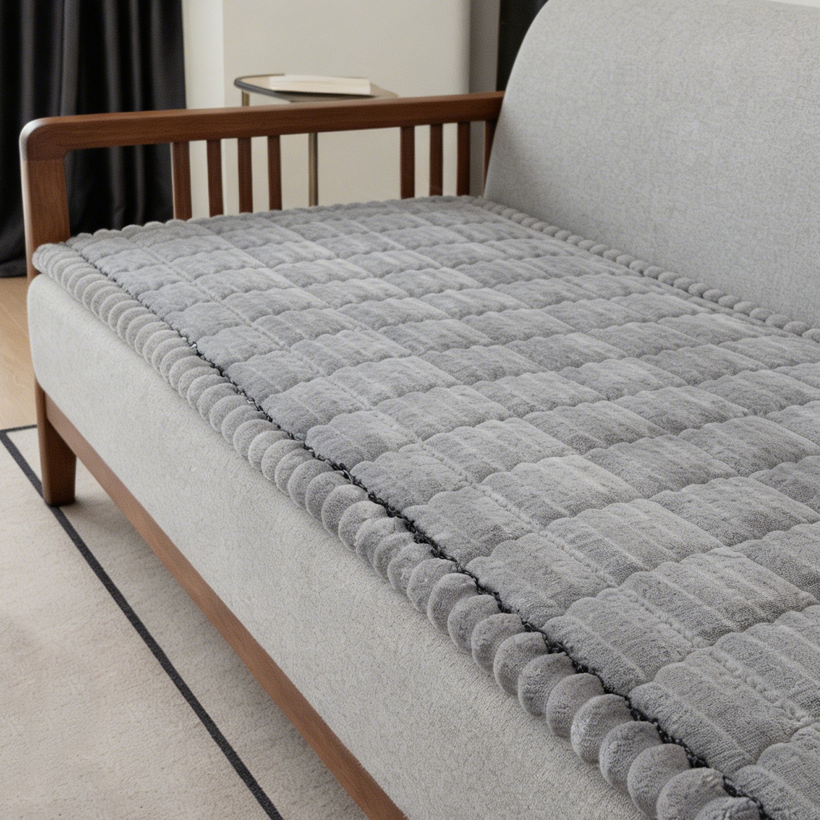 59*27in Pet Friendly Couch Cover, Slip-prevention Sofa Cover, Plush Couch Cover
