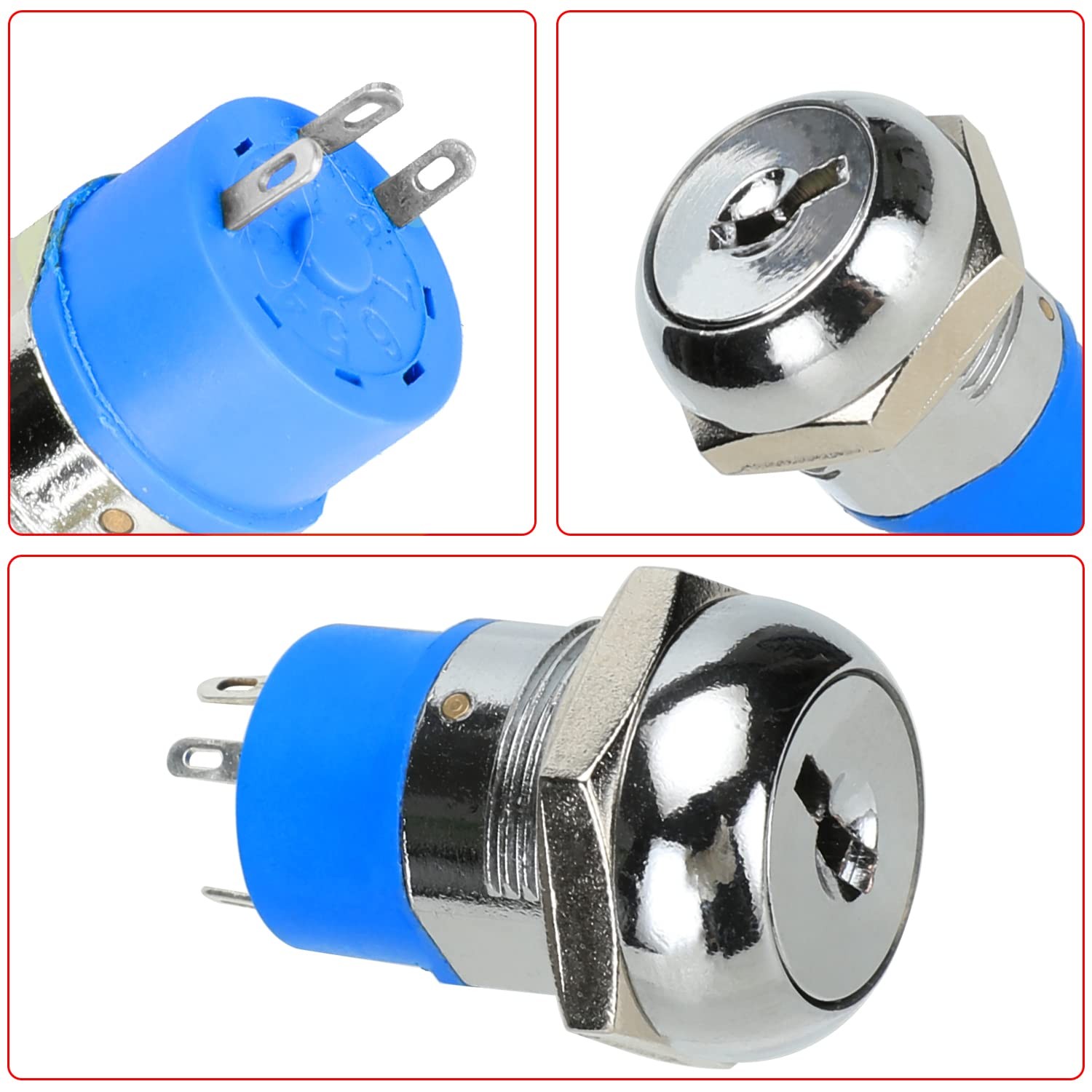 GREHUA Ignition Switch & Easy Pull Key Compatible with Mobility Silver