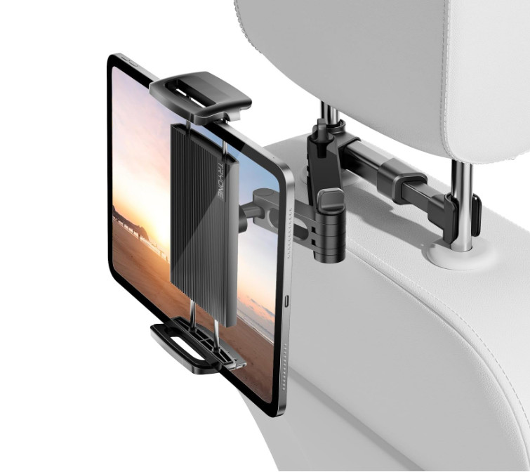 Soporte tablet reposacabezas coche ajustable 4.7-12.9” universal