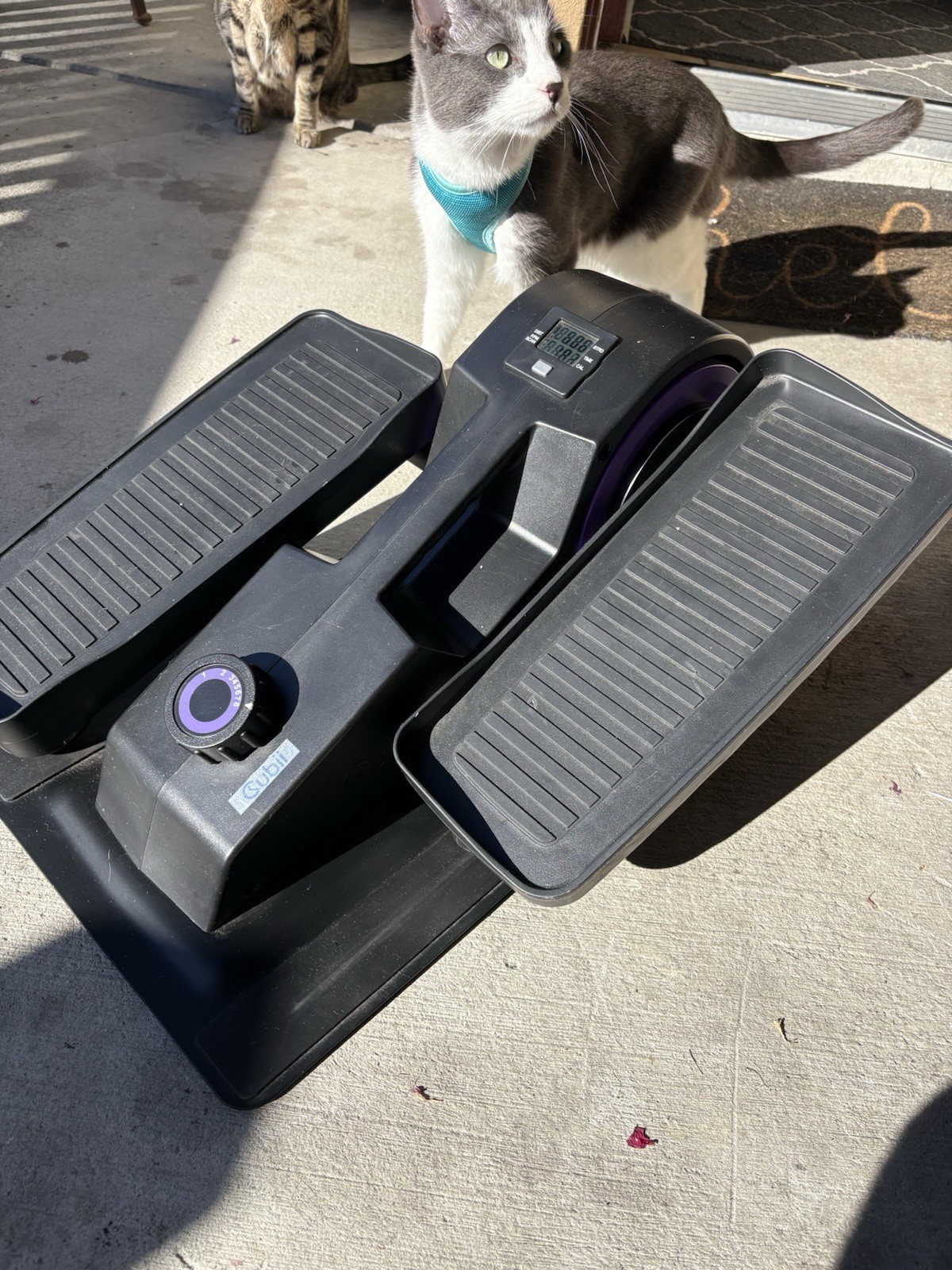 Cubii F3A2 Compact Seated Under Desk Elliptical With Built in Display Working
