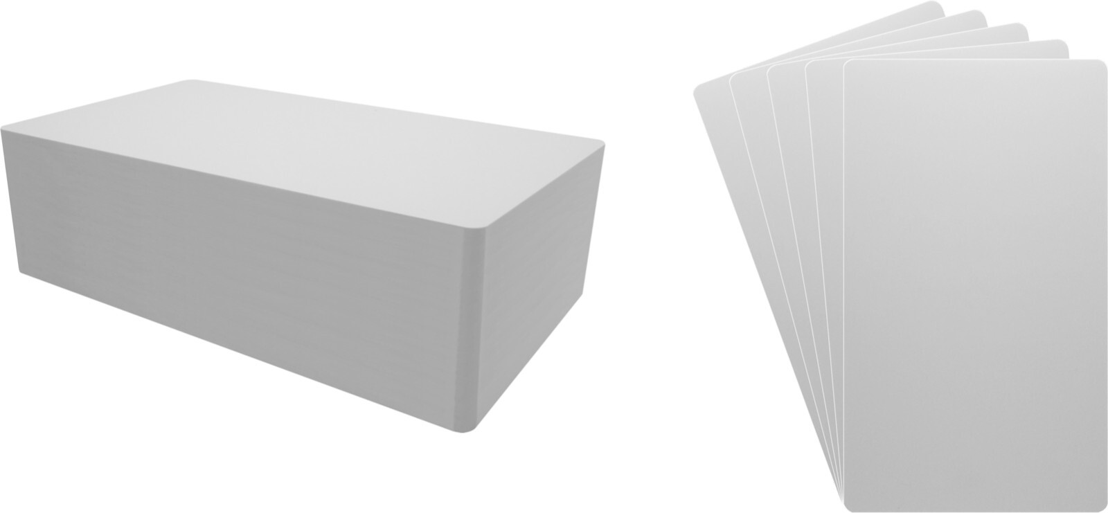 (300) Comic Book Bin Index Divider Cards - 7" x 12" - White Eco 20mil Thick