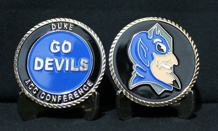 DUKE UNIVERSITY DEVILS COLLEGIATE COLLEGE COLLECTIBLE CHALLENGE COIN