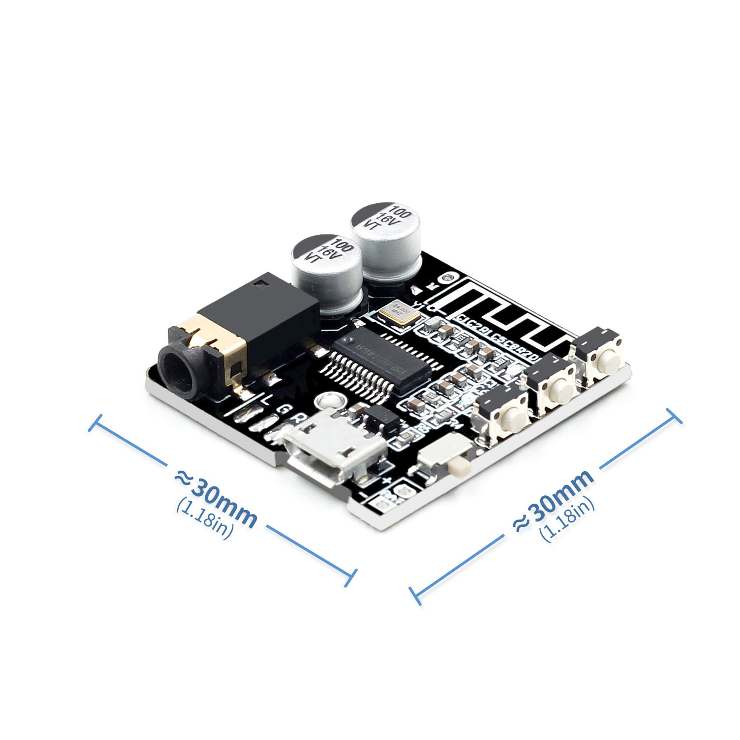 Digital VHM-314 Bluetooth Audio Receiver Board 5.0 MP3 Lossless Decoder