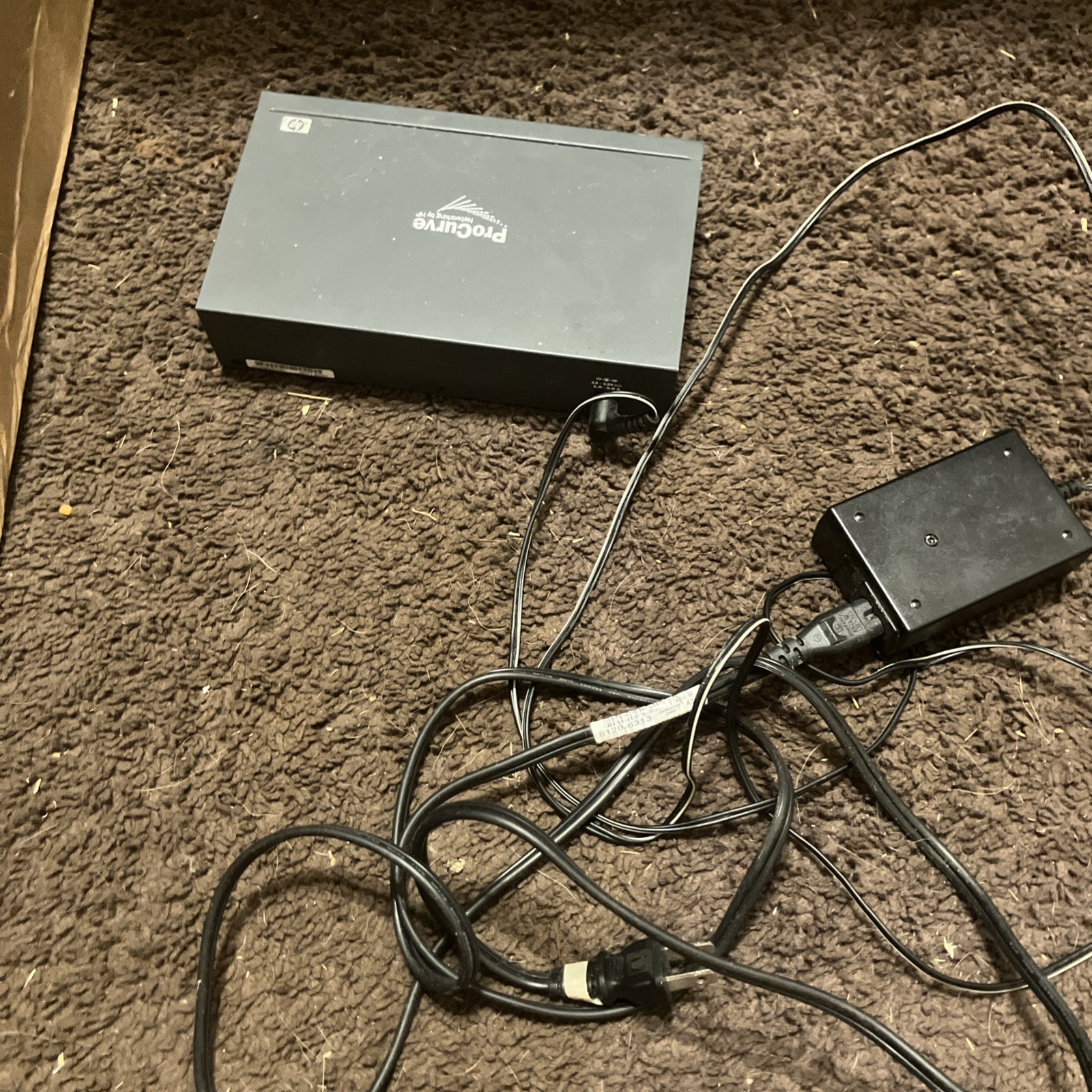 HP ProCurve Switch 1400-8G J9077A with OEM AC ADAPTER