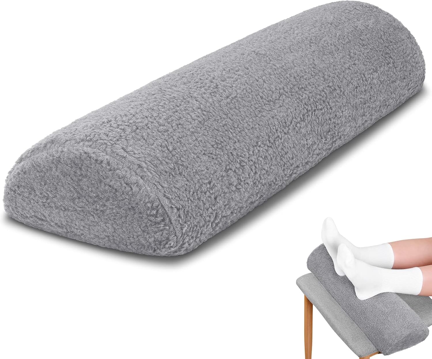 Half Moon Recliner Knee Neck Leg Rest Cushion Sofa Foot Rest Pillow for Sleeping