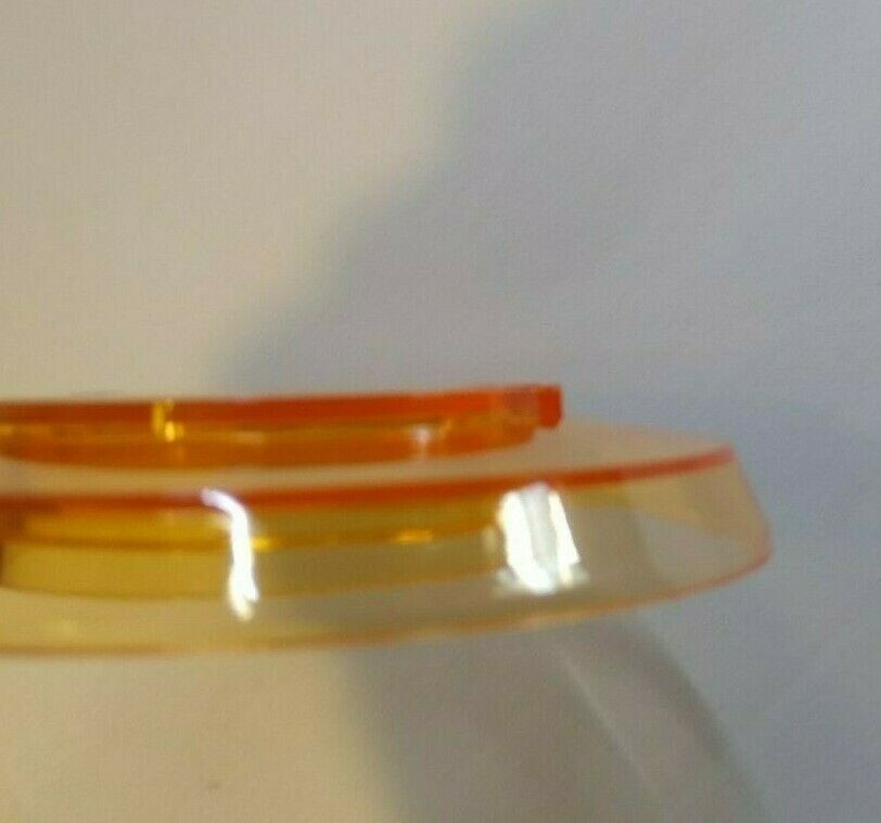 Pinball Pop Bumper Cap Game Part Translucent Light Orange Plastic Many Models