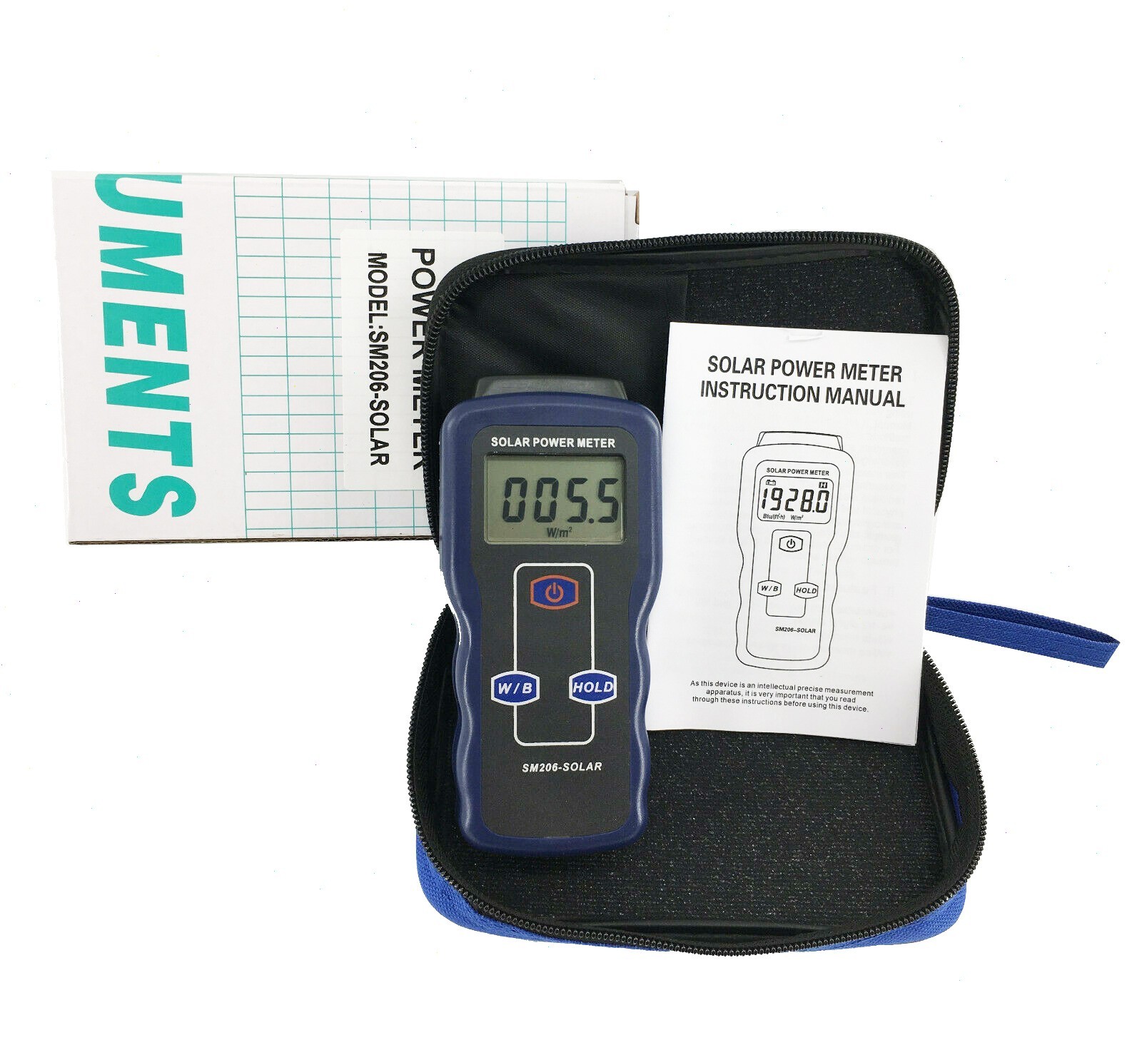 Solar Power Meter Solar Radiation Meter Tester For Testing Sun Light Radiation