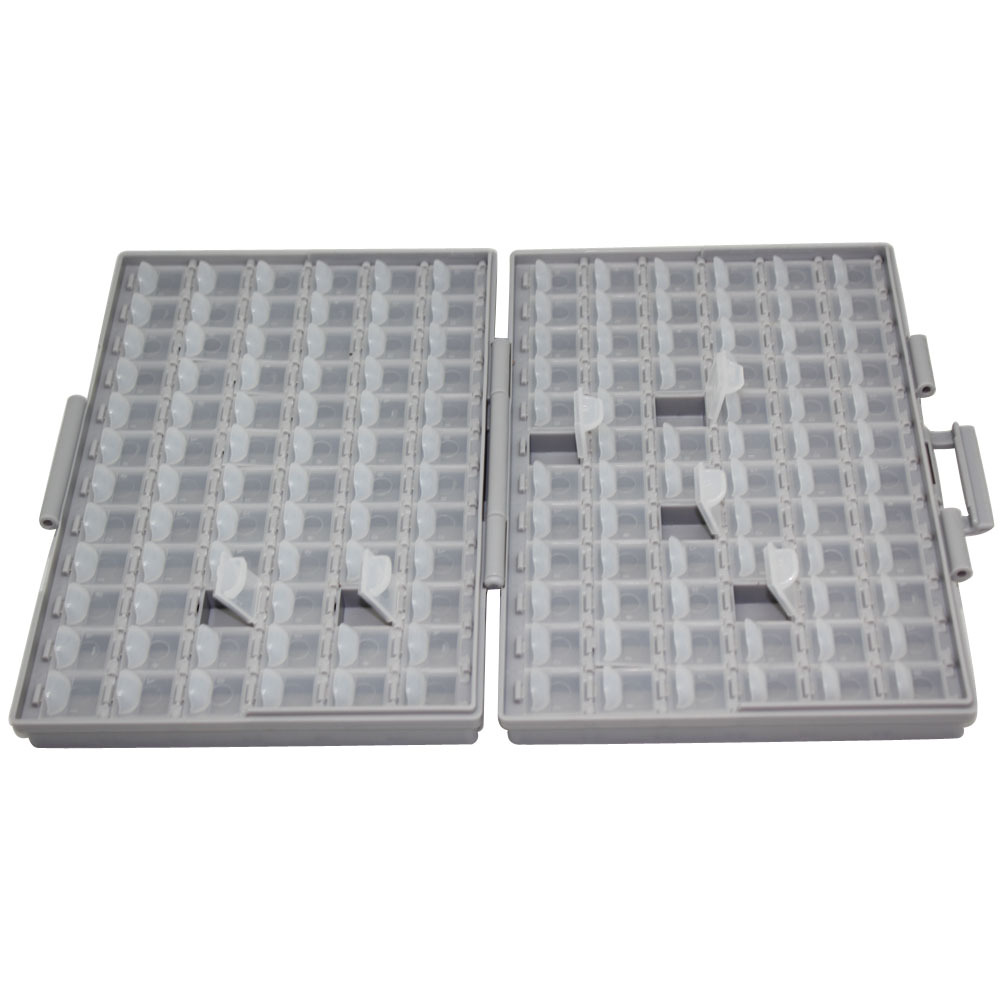 3 AideTek BOX-ALL-144 Enclosure box surface mount Components Organizer lid label