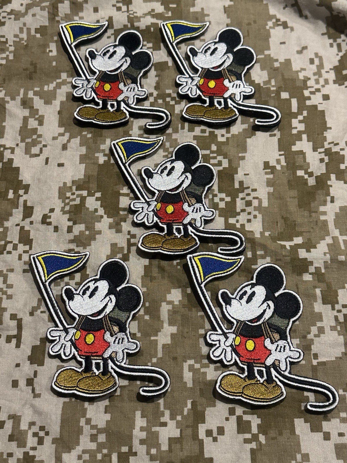 Prometheus Design Werx PDW Backpacker Mouse Morale Patch Disney MM Lot of 5!!