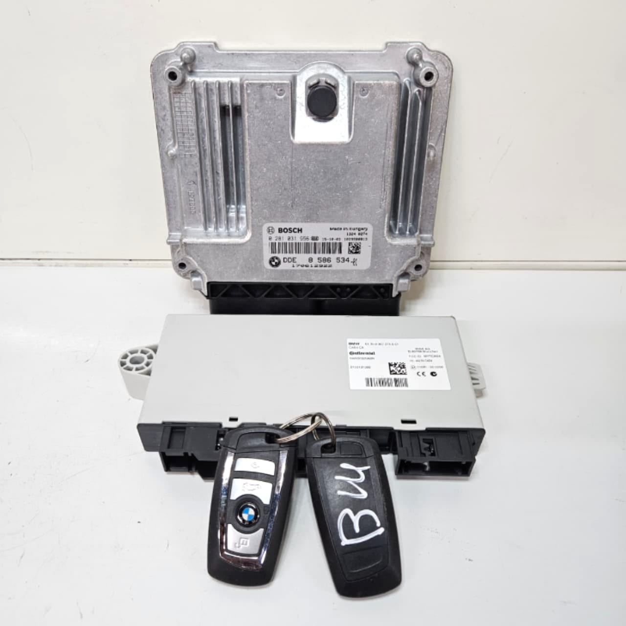 8586534-2014-2017 BMW X3 F25 N47 Engine Control Unit DDE Key Set