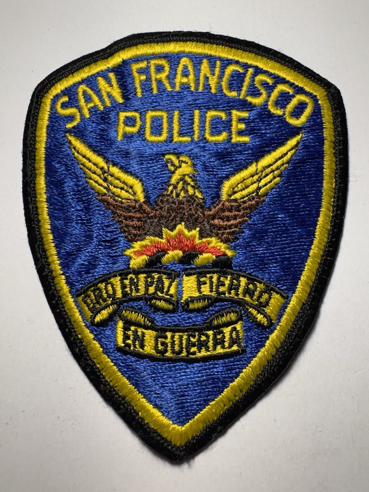 San Francisco California Police Patch